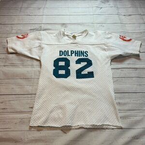 Vintage Miami Dolphins NFL General‎ Mesh Jersey #82 Justice White Youth Size XL